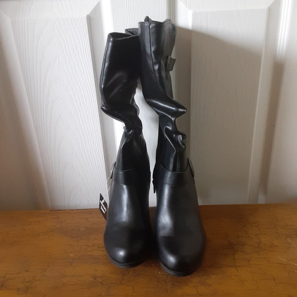 East 5th black Nevin mid calf boots NWT